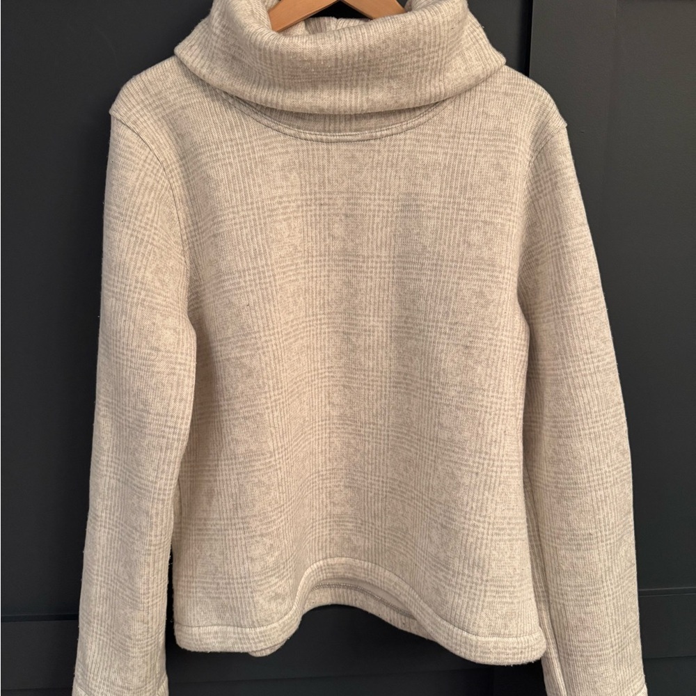J. Crew Soft Cream Cowl Neck Sweater
